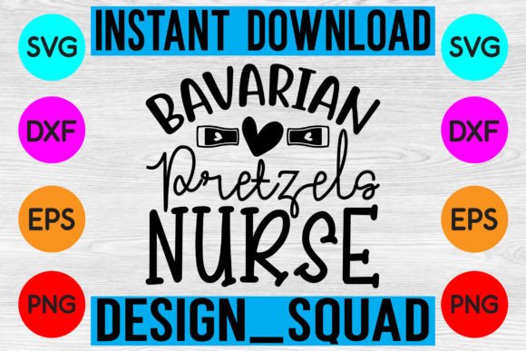 Bavarian Pretzels Nurse Graphics and Crafts
