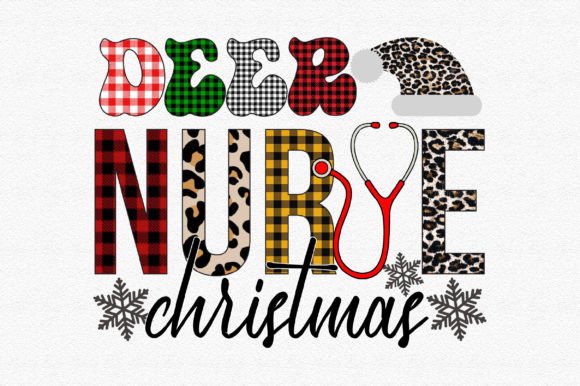 Deer Nurse Christmas Sublimation: Graphics for Crafts & Small Business