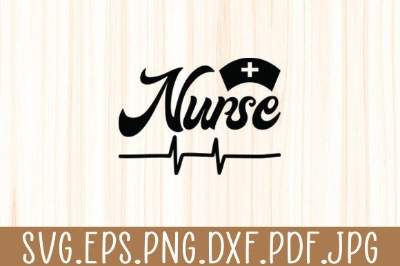 Funny Nurse Life Letter Print Graphic