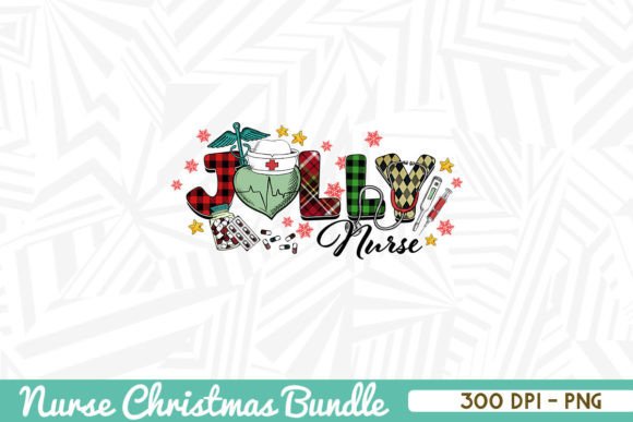 Jolly Nurse Christmas PNG