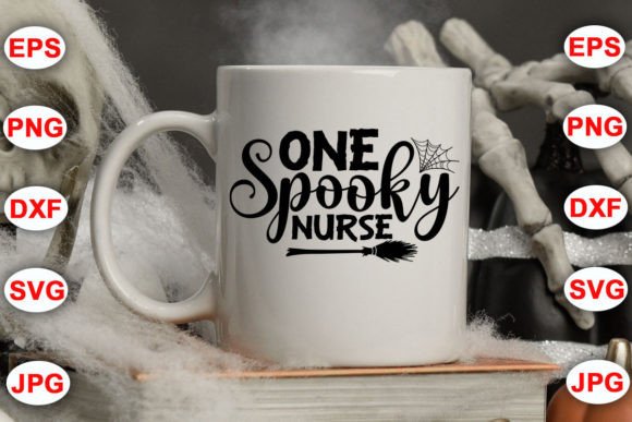 One-Spooky-Nurse: Halloween Graphics for Crafts and Content