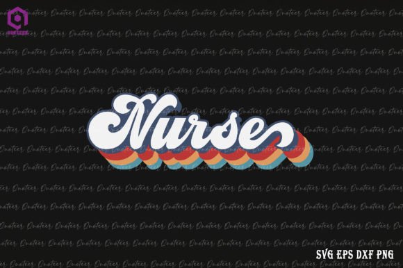 Retro Nurse Vintage Graphics for Crafts