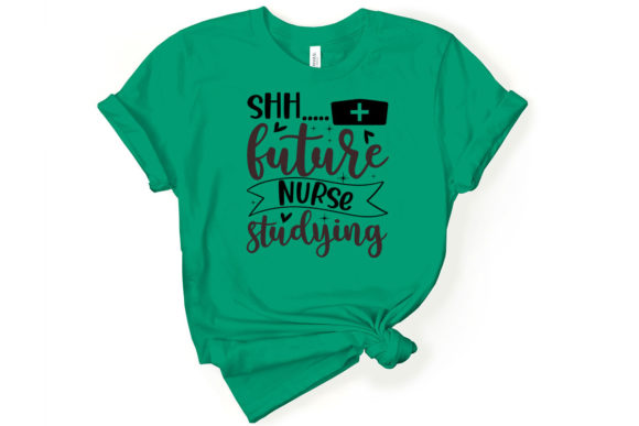 Shh..... Future Nurse Studying Graphics and Crafts